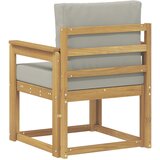  2 Komad Set vanjskih sofa Poliester Bijela i svijetlosiva | Shoptok.si