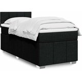  Box spring krevet s madracem crni 80 x 200 cm od tkanine | shoptok.hr