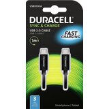 Duracell Kabel – USB-C to USB-C 1m - Black | shoptok.hr