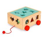 ECO TOYS Drvena kolica s kockama | shoptok.hr