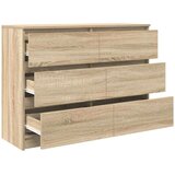 vidaXL Komoda sonoma hrast 100x35x76 cm izrađeno drvo | shoptok.hr