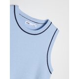 Sinsay Bluza u stilu pulovera bez rukava s dodatkom vune i modala | shoptok.hr