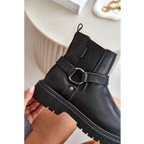 Big Star Insulated Ankle Boots With Zip Big Star Black | Shoptok.si