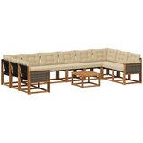  Set vanjskih sofa 11 kom. Prirodna i bež | shoptok.hr