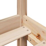 vidaXL Krevet s regalom za knjige bez madraca 100x200 cm borovina | shoptok.hr