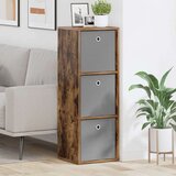  Strani šal s predalom Dimljeni oreh 35 x 32 x 99,5 cm, (5000233726) | Shoptok.si