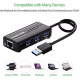 Ugreen USB 3.0 razdelilec 3x USB A in RJ45 (20265) | Shoptok.si