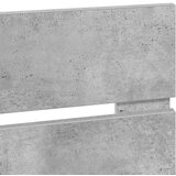  Uzglavlje s uzglavljem Betonski sivi 135 cm Konstruirano drvo | shoptok.hr