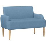  Ljubavni kauč s gumbima Plava 116 x 67 x 81 cm Kordura tekstil | Eponuda.com