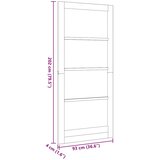  Unutarnja vrata ORKDAL Bijela nanešena 93 x 202 cm | shoptok.hr