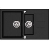  Sudoper Aquasanita TESA SQT151-W Black metallic | shoptok.hr
