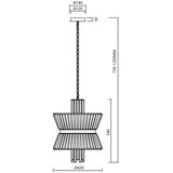  Luster na lancu AURELIA 8xE14/40W/230V hrom | Eponuda.com