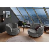 MID.YOU FOTELJ, siva tekstil | Shoptok.si
