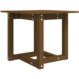 Maison Chic Klubska mizica - kavna mizica - Nizka mizica medeno rjava 50x50x45 trdna borovina, (21755331) | Shoptok.si