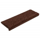  Prostirke za stepenice 10 kom 65x21x4 cm smeđe pravokutne rubove | shoptok.hr