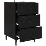  Noćni ormar Crni hrast 40 x 40 x 66 cm Konstruirano drvo | shoptok.hr