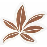 Lilipinso Rjava otroška preproga 140x120 cm Tropical Leaf –