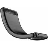 Techsuit Carbon Silicone ovitek za Xiaomi Redmi Note 11 Pro 4G / Note 11 Pro 5G/ Note 12 Pro 4G/LTE - črna | Shoptok.si