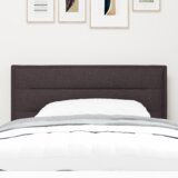  LED naslonjalo za posteljo temno rjav 90 cm, (22116186) | Shoptok.si