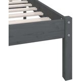  Za krevet sivi od borovine 90 x 190 cm UK jednokrevetni | shoptok.hr