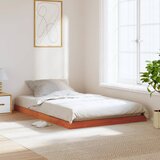 Maison Chic Posteljni okvir - Dvoposteljna postelja - Zakonska postelja voščeno rjav 120x190 cm trdna borovina-J15508, (21762061) | Shoptok.si