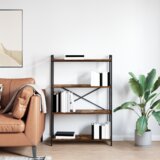 Police za knjige Dimljeni hrast 80 x 30 x 118 cm Drvo | shoptok.hr