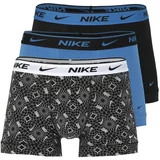 Nike Športne spodnjice modra / črna / off-bela