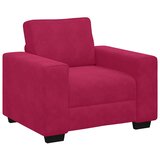 SOFA fotelja vino crvena 100x77x82 cm baršun | Eponuda.com