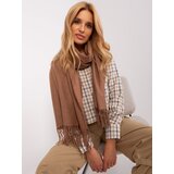 Wool Fashion Italia Scarf-AT-SZ-23185.62P-brown | Shoptok.si
