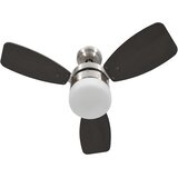  Stropni ventilator sa svjetlom i daljinskim 76 cm tamnosmeđi | shoptok.hr