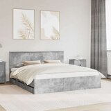  Okvir za krevet s ladicama Betonski sivi 180 x 200 cm - Beton siva 180 x 200 cm | shoptok.hr