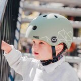 Scoot&Ride® Kaciga za decu Green lines XXS-S/ zelena | Eponuda.com