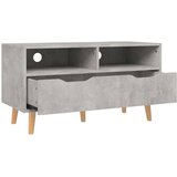 TV ormarić siva boja betona 90 x 40 x 48,5 cm konstruirano drvo | shoptok.hr