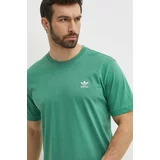 Adidas Pamučna majica za muškarce, boja: zelena, bez uzorka, IN0671