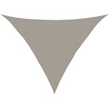  Jedro za zaštitu od sunca 160 g/m² Trokutasto svijetlosivo 2,5x2,5x3,5 m HDPE | shoptok.hr