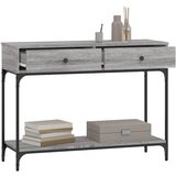  Konzolni stol siva boja hrasta 100x34,5x75 cm konstruirano drvo | shoptok.hr