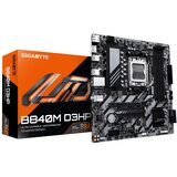Gigabyte B840M D3HP Motherboard - AMD Ryzen 9000 CPUs, 8+2+2 Phases VRM, up to 8200MHz DDR5(O.C), 2xPCIe 4.0 M.2, 1GbE LAN, USB 3.2 Gen 2 | shoptok.hr
