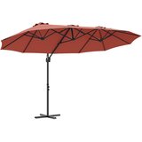  Suncobran Terakota 372 x 198 x 243 cm Poliester i aluminij | Eponuda.ba