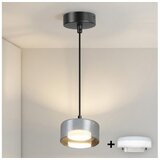 Brilagi LED RGB prigušiva luster AURA LUX 1xGX53/14W/230V Wi-Fi Tuya crna/dimljena Cene