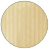  Okrugli tepih svijetli prirodni 100 cm od bambusa | shoptok.hr