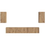  Komplet TV omaric 5 pcs Umetni hrast Konstruiran les, (5000132377) | Shoptok.si