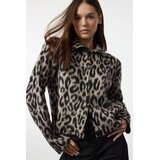 TRENDYOLMILLA Ženski džemperTwoaw25Hi00360, smeđa sa leopard printom | Eponuda.com