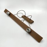 Luster AIDA na sajli, 2x E27, 15 W, 230 V, prečnik 35 cm, hrast/rafija Slike