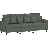  Sedežna garnitura z blazinami 3-delna temno sivo blag | Shoptok.si