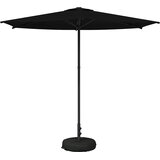 vidaXL Vrtni dežnik 270 x 270 cm Poliester Pravokotna Črna, (5000251750) | Shoptok.si