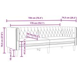 vidaXL Kavč trosed Chesterfield siva umetno usnje | Shoptok.si