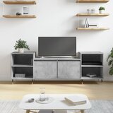 TV ormarić boja betona 160x35x55 cm od konstruiranog drva Cijene