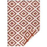 NORTHRUGS Rjavo-krem zunanja preproga Malta, 80 x 150 cm | Shoptok.si