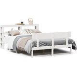 Furnova Posteljni okvir brez vzmetnice bel 140x200 cm trdna borovina, (21940668) | Shoptok.si