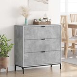  Kreveta Betonski sivi 79,5 x 33 x 82 cm Konstruirano drvo | shoptok.hr